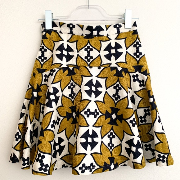 NWOT Geometric A-Line Skirt - Picture 2 of 4